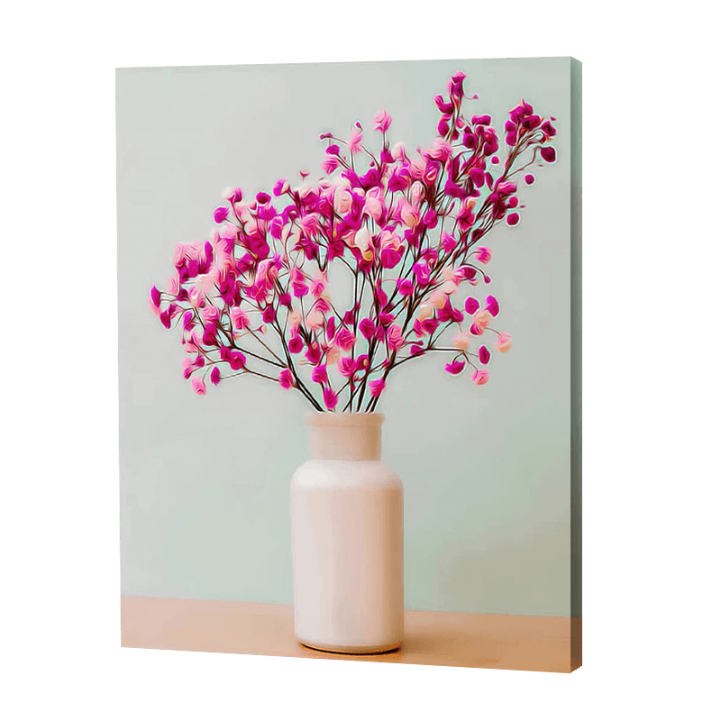 Pink Flowery Tree - Diamond Painting Kit – I Love DIY Art