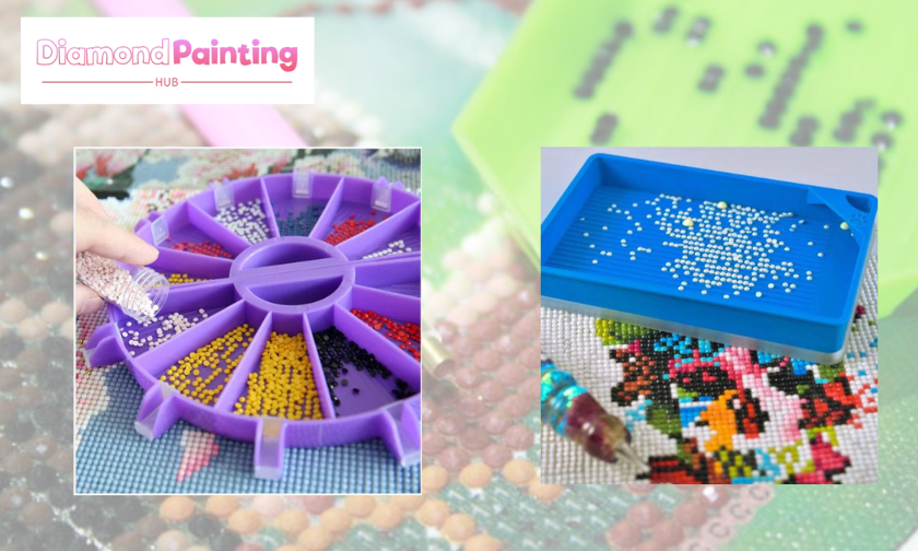 4 Tips for Using a Diamond Painting Tray: Build Your Craft Upright