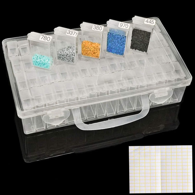 64 grids diamond painting storage box