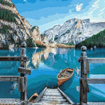 Load image into Gallery viewer, Blue Water Lake | Diamond Painting
