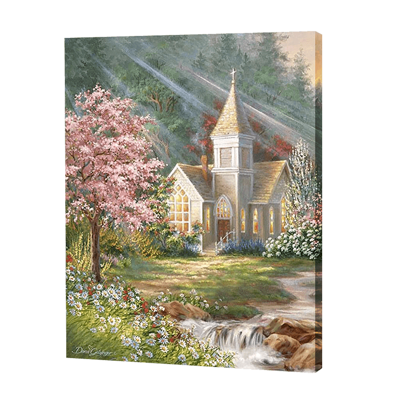 Church With A View | Diamond Painting