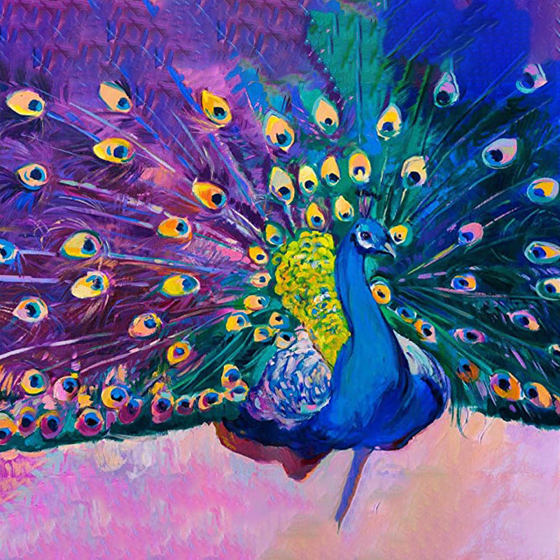 Colorful Peacock | Diamond Painting