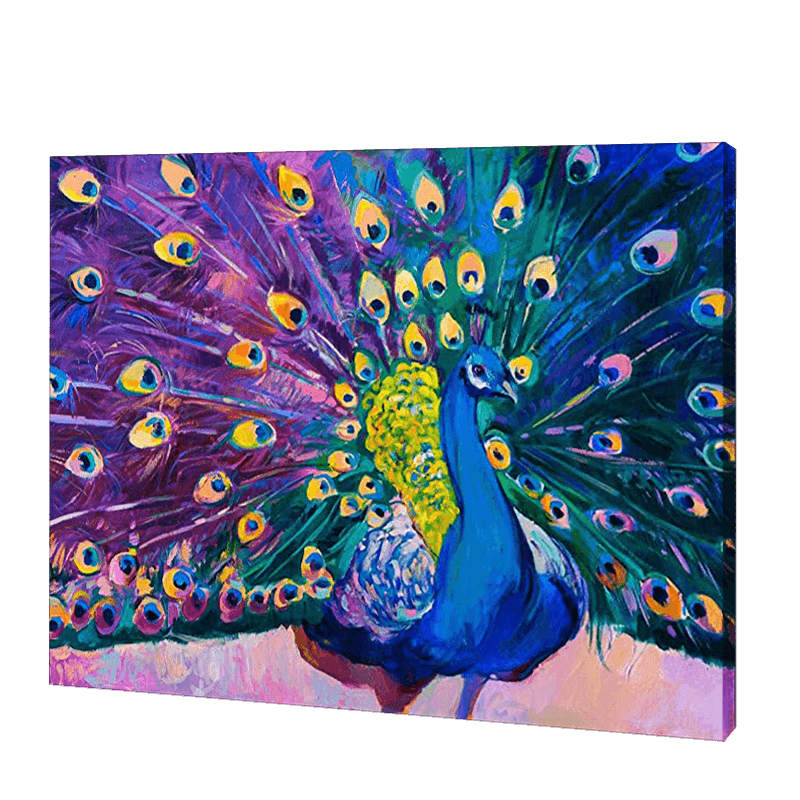 Colorful Peacock | Diamond Painting