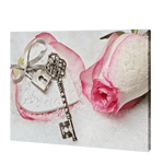 Load image into Gallery viewer, Key With Rose | Diamond Painting
