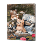 Load image into Gallery viewer, Kittens Together | Diamond Painting
