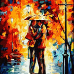 Load image into Gallery viewer, Lovers in the Rain | Diamond Painting
