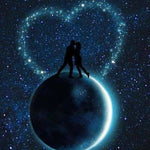 Load image into Gallery viewer, Romance Over The Moon | Diamond Painting
