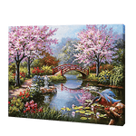 Load image into Gallery viewer, Taiwan Cherry Blossom | Diamond Painting
