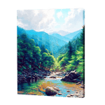 Load image into Gallery viewer, The Mountain And Trees | Diamond Painting
