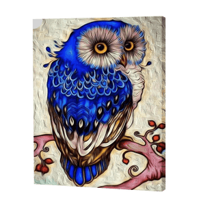 The Blue Owl | Diamond Painting