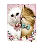 Load image into Gallery viewer, The Cat Couple | Diamond Painting
