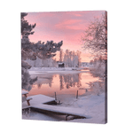 Load image into Gallery viewer, Trees Covered With Snow | Diamond Painting
