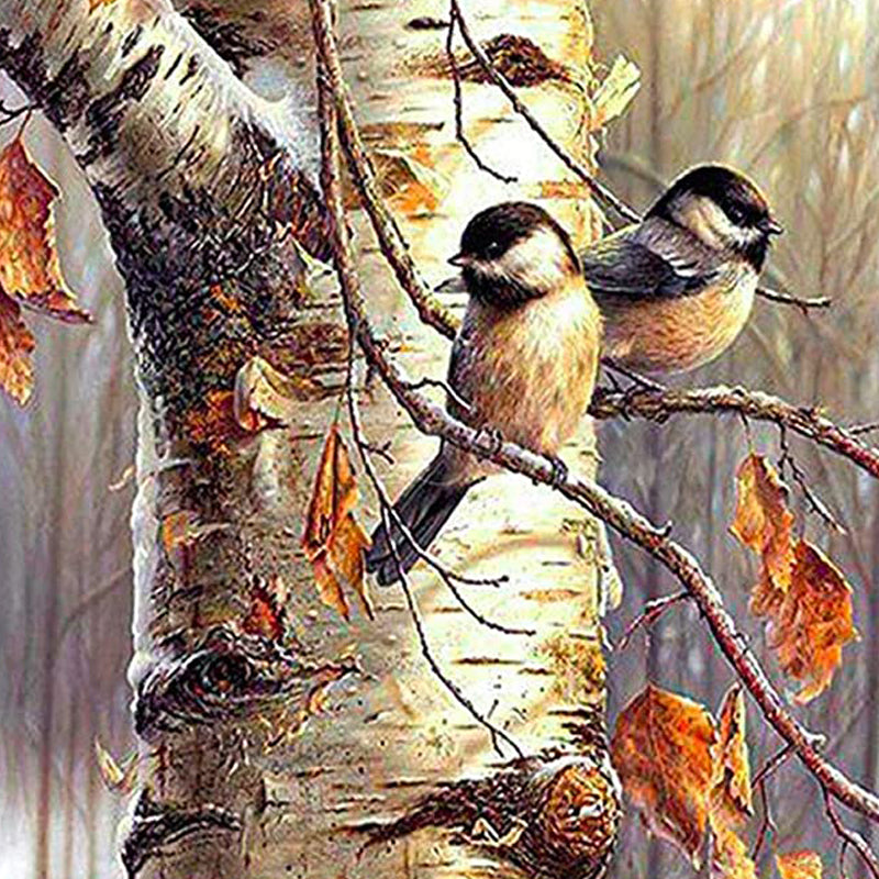 Two Birds On A Branch | Diamond Painting