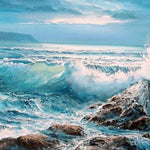 Load image into Gallery viewer, Waves Crashing | Diamond Painting
