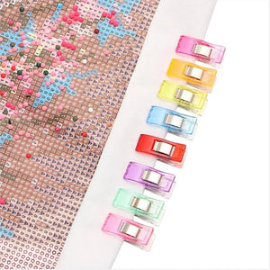 10pcs Colourful clips for diamond painting